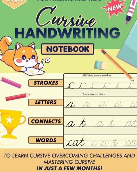 Cursive Handwriting Notebook